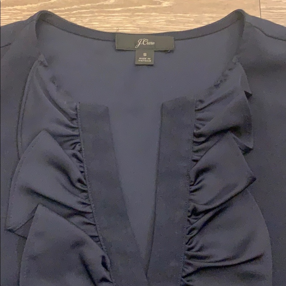 J. Crew Ruffled Collar Tank - Picture 2 of 3